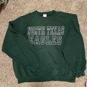 North Texas Eagles Crewneck Sweater - Green